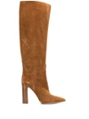 CASADEI POINTED TOE KNEE-HIGH BOOTS
