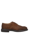 Doucal's Laced Shoes In Cocoa