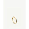 MISSOMA MOLTEN 18CT GOLD-PLATED VERMEIL SILVER RING,R03632830