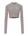 Artica Arbox Knitted Crop Top In Grey