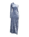 Ssheena Waria Evening Dress In Sky Blue