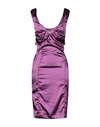 Roberto Cavalli Midi Dresses In Purple