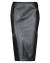 Kiltie Midi Skirts In Black