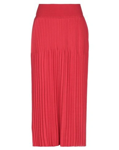 Sminfinity Midi Skirts In Red