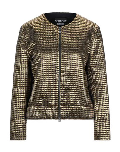 Boutique Moschino Sartorial Jacket In Gold