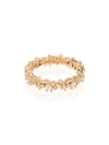 SUZANNE KALAN 18KT YELLOW GOLD ICON BAGUETTE DIAMOND RING