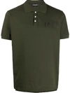 DSQUARED2 ICON SLOGAN COTTON POLO SHIRT