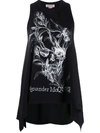 ALEXANDER MCQUEEN IRIS SKULL TANK TOP