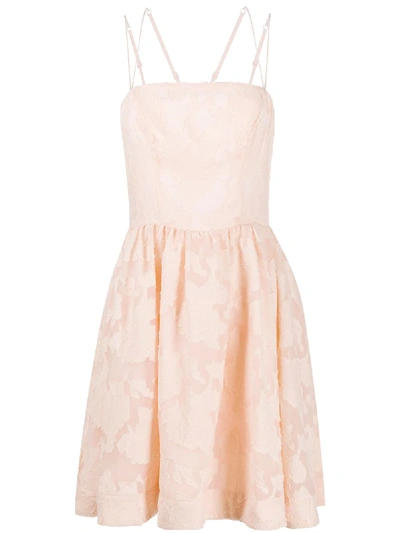 Keepsake The Label Lace Flared Dress In Pink