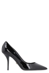 DOLCE & GABBANA PATENT LEATHER POINTY-TOE PUMPS,11287088