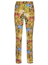 VERSACE JEANS COUTURE ALL-OVER PRINTED TROUSERS,11411427