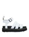 DR. MARTENS' DR. MARTENS WOMAN SANDALS WHITE SIZE 8.5 SOFT LEATHER,11903321TU 12