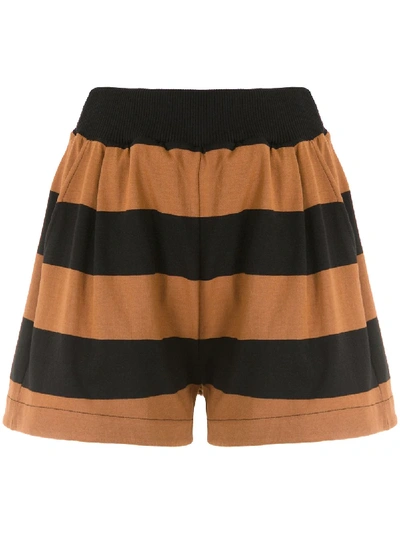 Osklen Pockets Striped Shorts In Multicolour