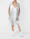 Givenchy Asymmetric Fringe Embellished Dress