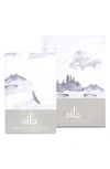 OILO MISTY MOUNTAIN CHANGING PAD COVER & FITTED CRIB SHEET SET,CSH-CPC-MTN-2