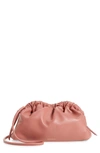 MANSUR GAVRIEL MINI CLOUD LEATHER CLUTCH,WP20H010KQ