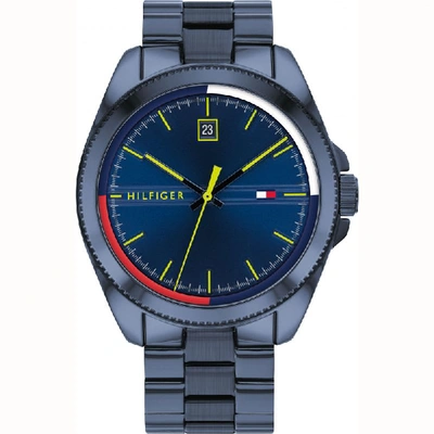 Tommy Hilfiger Men's Blue Stainless Steel Bracelet Watch 44mm