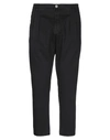 AGLINI AGLINI MAN PANTS BLACK SIZE 35 COTTON, ELASTANE,13480382WC 7