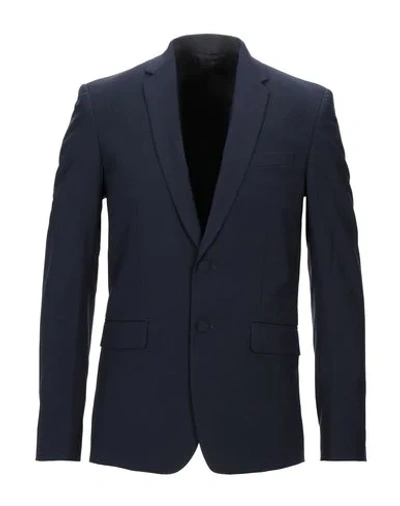 Dondup Suit Jackets In Dark Blue