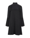 Fendi Short Dress In Black
