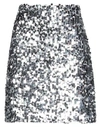Be Blumarine Midi Skirts In Silver