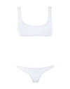 Reina Olga White Nylon Bikini In White