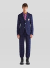 ETRO CHECK DESIGN JERSEY JACKET