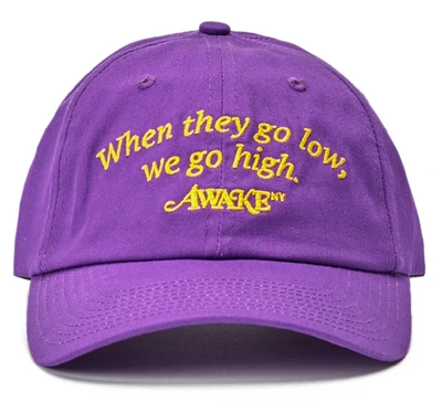 Pre-owned Awake Michelle Hat Purple