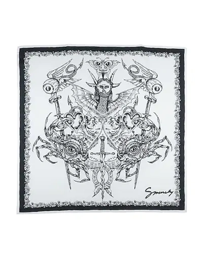 Givenchy Square Scarf In White