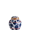 La Doublej Tea Jar In Wildbird Blu