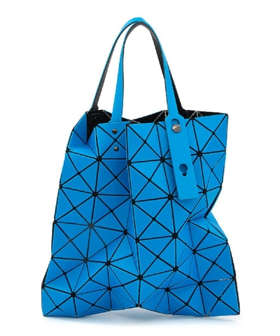 Bao Bao Issey Miyake Lucent Frost Tote Bag In Blue/gunmetal