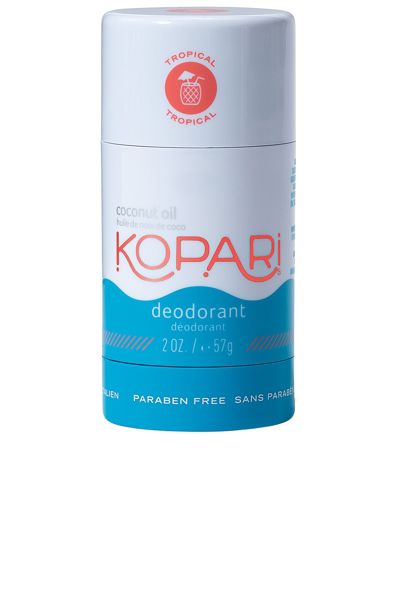 Kopari Natural Aluminum-free Tropical Deodorant In Blue
