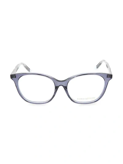 Boucheron 52mm Square Optical Glasses In Grey