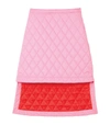BURBERRY QUILTED DIPPED SKIRT,15512135