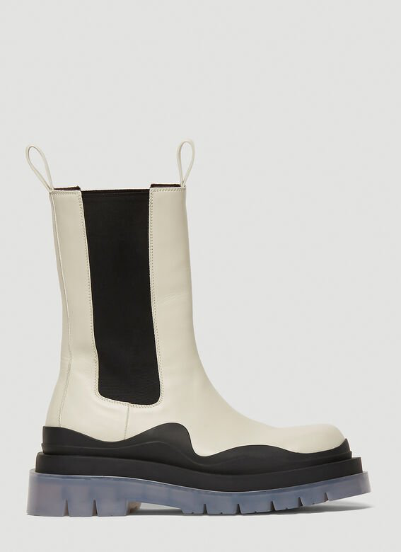 marks and spencer black patent boots