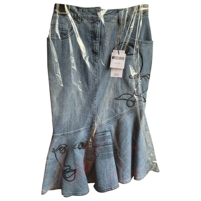 Pre-owned Moschino Denim - Jeans Skirt