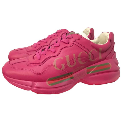 gucci rhyton trainers