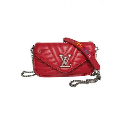 Pre-owned Louis Vuitton New Wave Red Leather Handbag