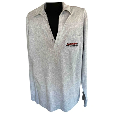 Pre-owned Dsquared2 Polo Shirt In Grey