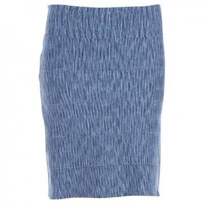 Pre-owned Bcbg Max Azria Blue Skirt