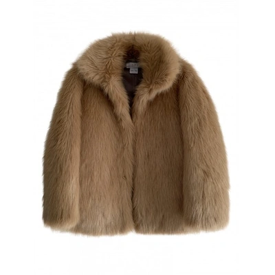 Pre-owned Hope Beige Faux Fur Coat