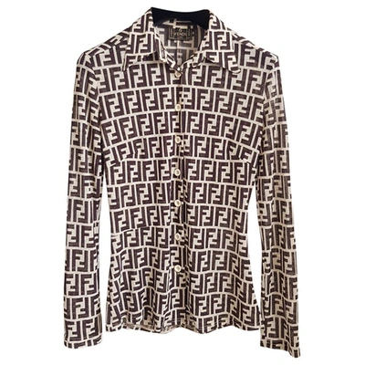 Pre-owned Fendi Shirt In Brown