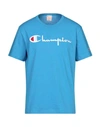 Champion T-shirts In Blue