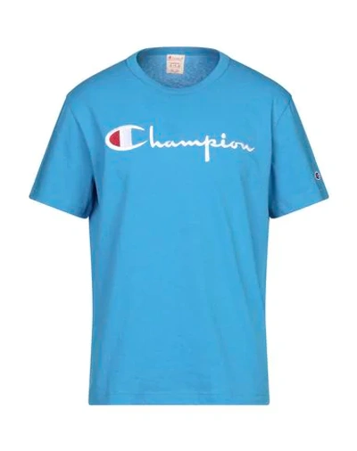 Champion T-shirts In Blue