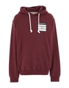 Maison Margiela Sweatshirts In Maroon