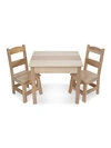 Melissa & Doug Wooden Table And Chairs Set - Ages 3-8 In Brown