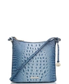 Brahmin Katie Melbourne Embossed Leather Crossbody In Poolside