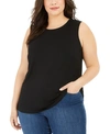 EILEEN FISHER SYSTEM PLUS SIZE TANK TOP