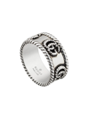 GUCCI STERLING SILVER GG MARMONT RING