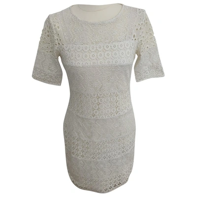 Pre-owned Reiss Mini Dress In White